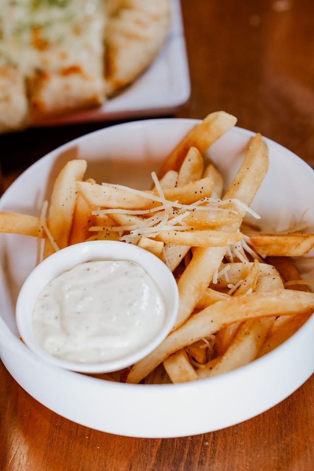 Garlic Parmesan Fries.