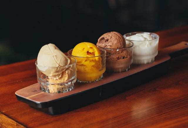 Gelato flight.